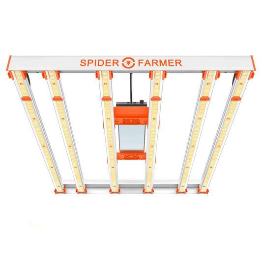Spider Farmer® G5000 480W 高効率 フルスペクトル 植物育成ライト | 120x120cm 栽培 | 調光機能