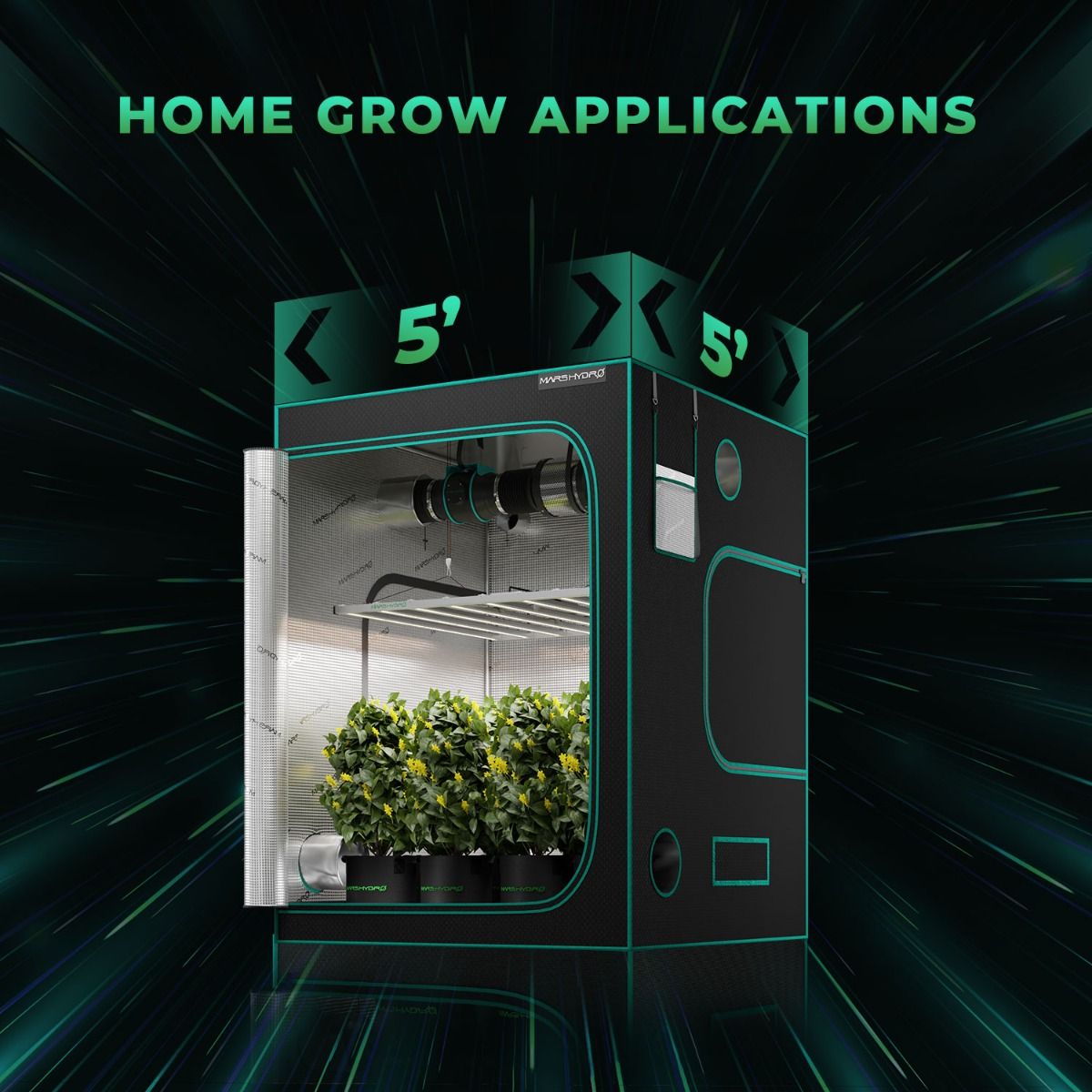 【MARS HYDRO FC-E8000】ブリッジラックス800W CO2垂直農法用LEDグローライト - 市場をリードする効率と成長サポート