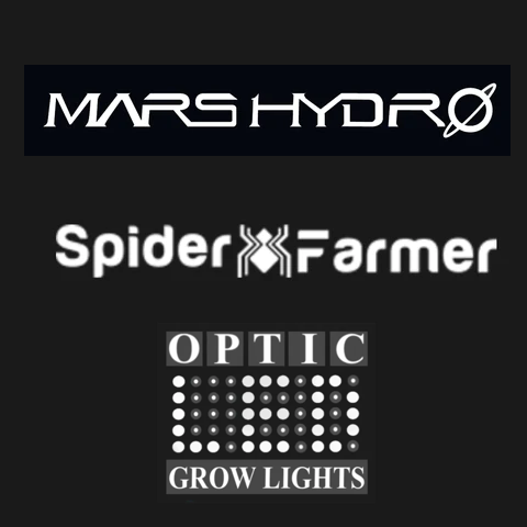OPTIC LED、Mars Hydro、Spider Farmer: 3つの主要な植物用LEDライトメーカーの比較