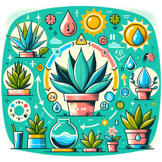 アガベの成長に対する気温差の影響