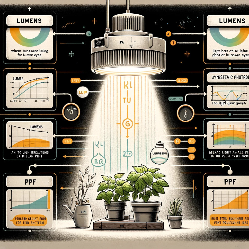 屋内園芸のためのルーメンからPPFへ - Mars Hydro LEDライト完全変換手順