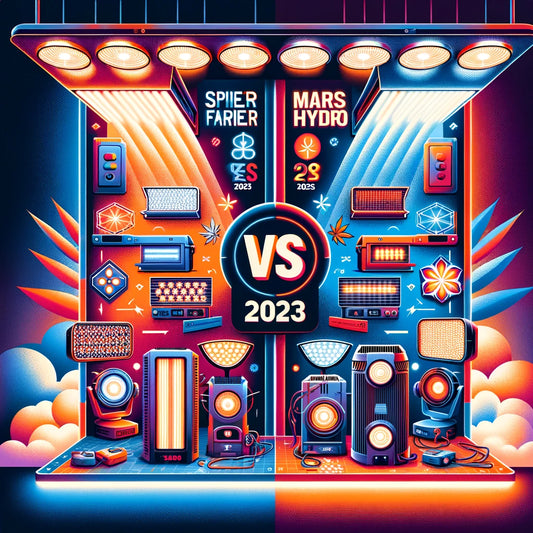 最先端LEDグローライト対決: スパイダーファーマーSE5000対マーズハイドロFC4800完全ガイド