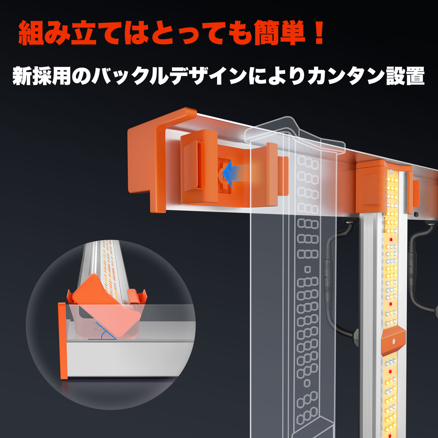 Spider Farmer® G3000 300W 次世代のコストパフォーマンスLED栽培ライト